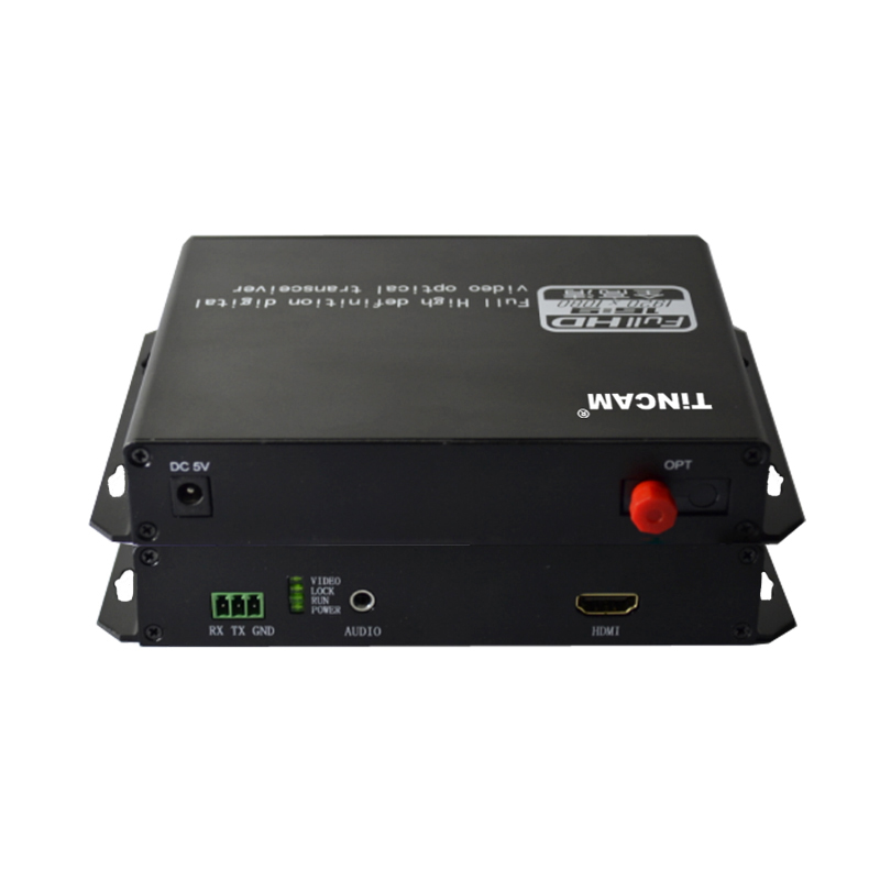 高清HD-HDMI光端机 1路纯视频带232数据和IR 单模单纤 数字光端机
